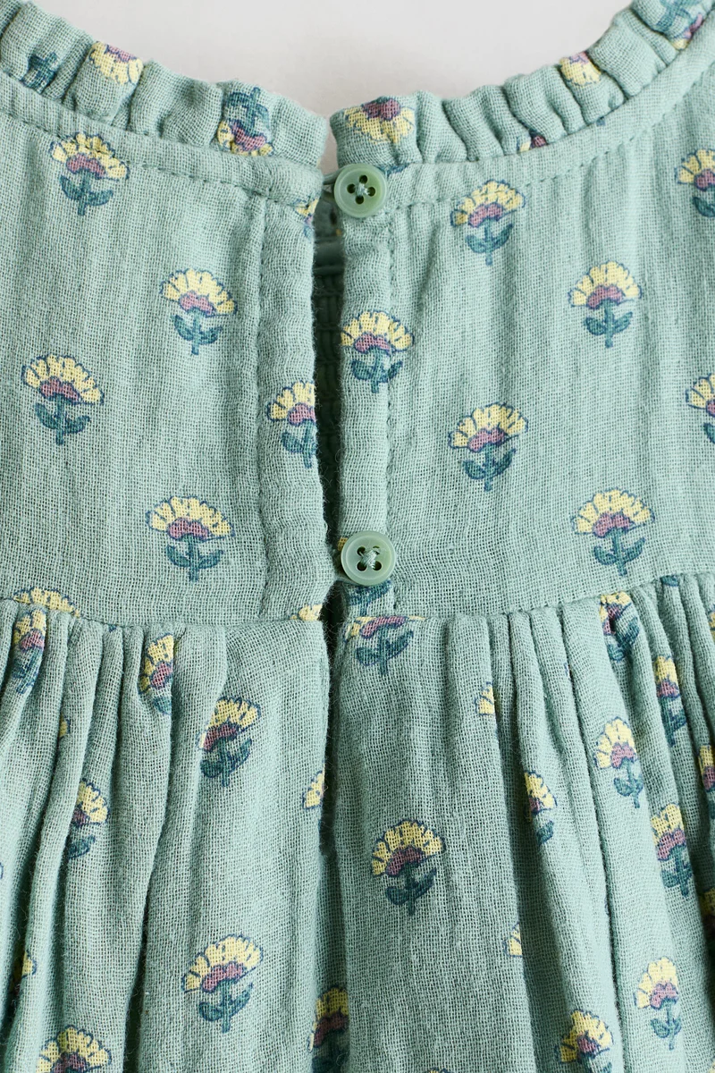 H&M Cotton muslin dress