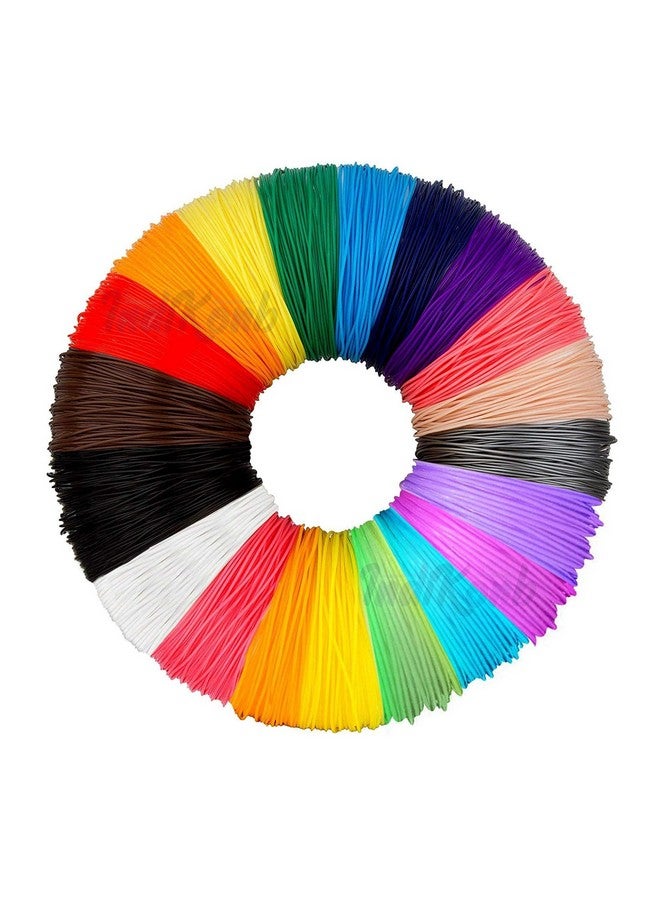 INDIKONB 10 Pcs PLA Wires Filament Refills for 3D Printing Pen and 3D Printer | Best Gift for Kids and Adults | Creative Modelling, Arts & Craft and Education | Compatible for 3D Pen | 3D 10 Pc Wire - Image 1