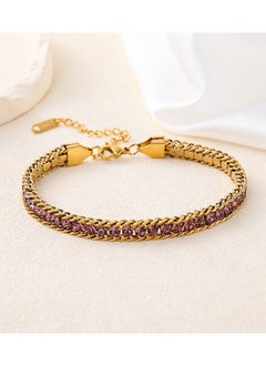 Mark Fairwhale Fashionable High-end Light Luxury Four Petal Flower Bracelet 
