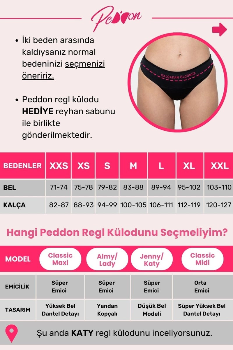 Peddon Super Absorbent Ultra Hygienic Katy Cream Menstrual Panties Leakproof Panties Day and Night Menstrual Pads Special Support Washable Menstrual Panties - Image 4