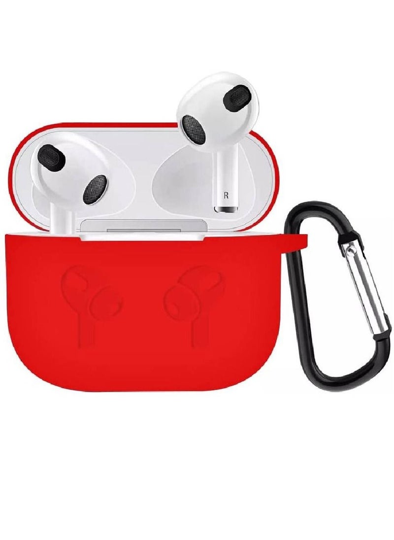Generic - Silicone Protective Case Cover For Apple Airpods 3 3rd Generation Red - Image 1