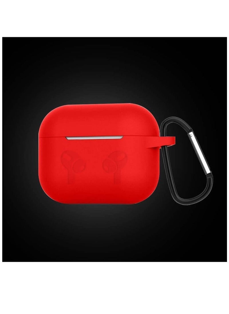 Generic - Silicone Protective Case Cover For Apple Airpods 3 3rd Generation Red - Image 1
