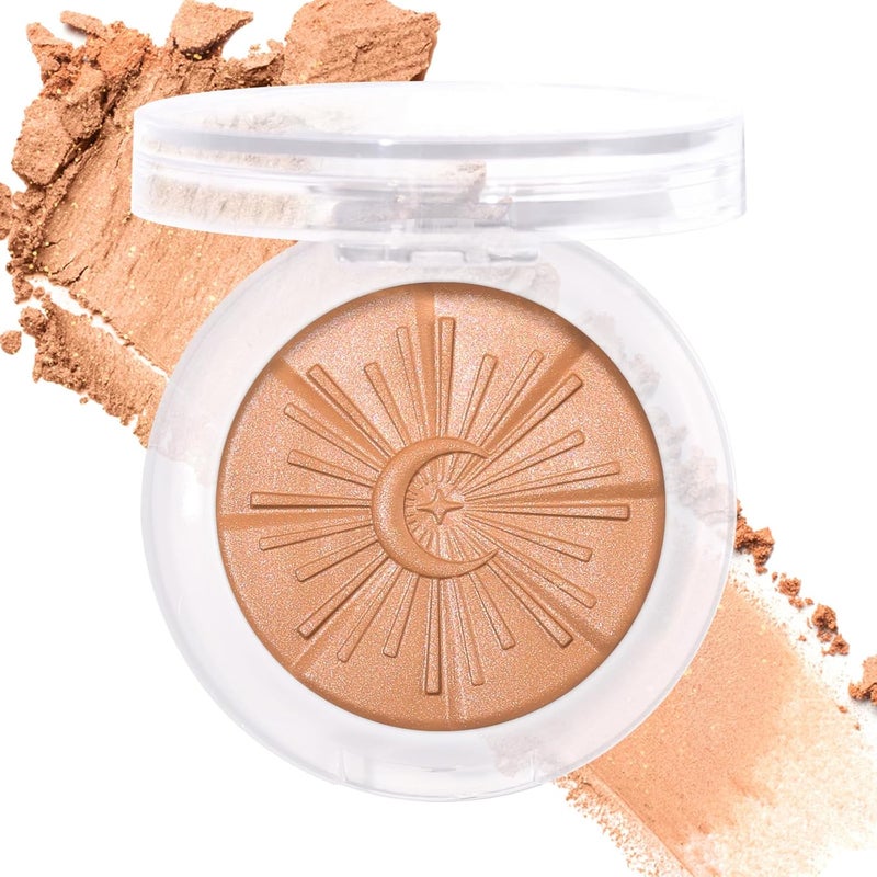 UCANBE Glow Bronzer LongLasting Baked Shimmer Bronzing Powder  03 Sunkissed Bronzer Lightweight  Buildable Sunkissed Satin Finish Luminous Contour for Face Cheeks and Body