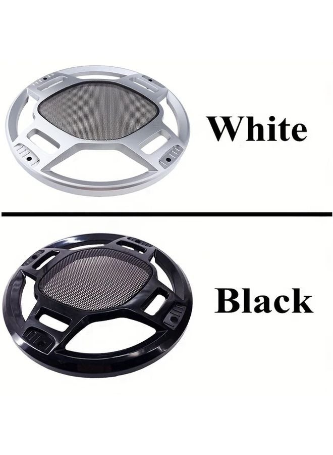 6 Inch Silvery Speaker Grill Mesh Cover ABS Steel Ventilation For Car Audio Home Theater - Image 4