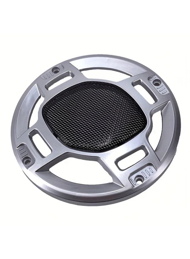 6 Inch Silvery Speaker Grill Mesh Cover ABS Steel Ventilation For Car Audio Home Theater - Image 5