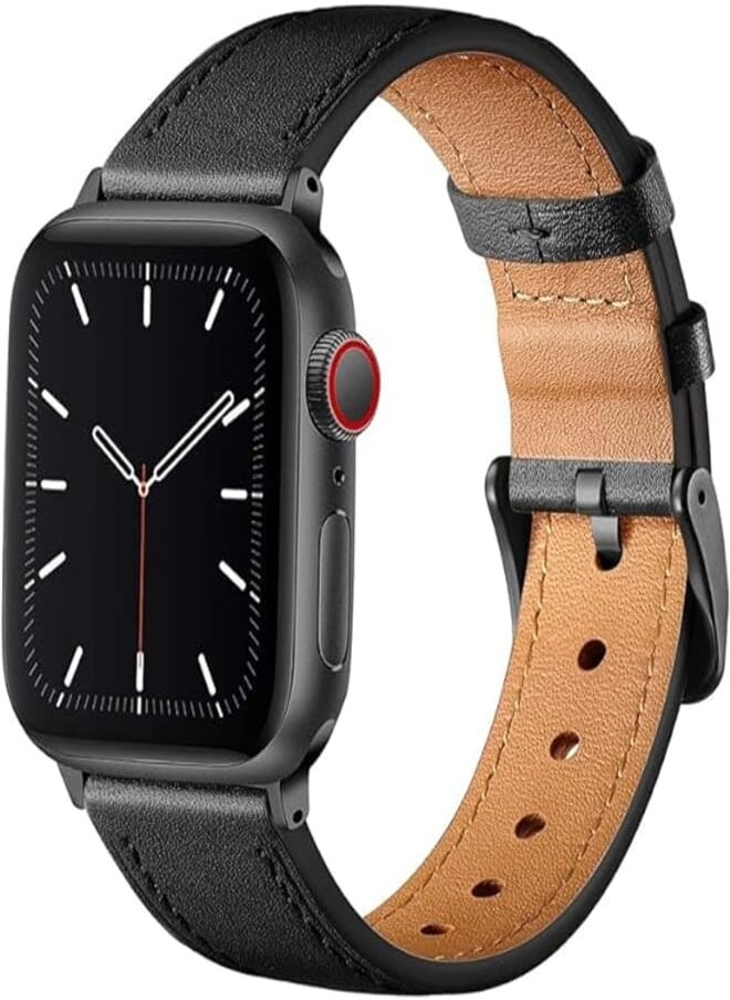 Next Next store Compatible with Apple Watch Band 38mm/40mm/41mm, Genuine Leather Strap for iWatch Series 7/6/SE/5/4/3/2/1 Women Men 