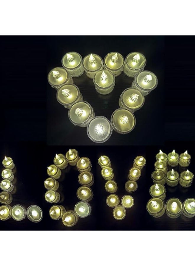 24-Pack Crystal Flameless Tea Lights - Image 3