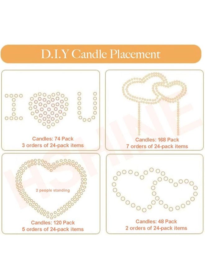 24-Pack Crystal Flameless Tea Lights - Image 4