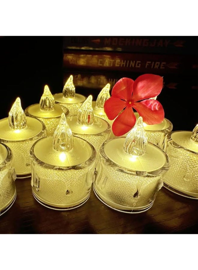 24-Pack Crystal Flameless Tea Lights - Image 2