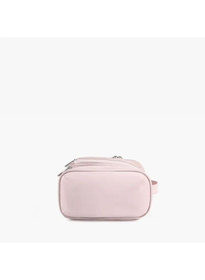 باج سمارت BAGSMART Light Pink Atlas Hanging Toiletry Bag