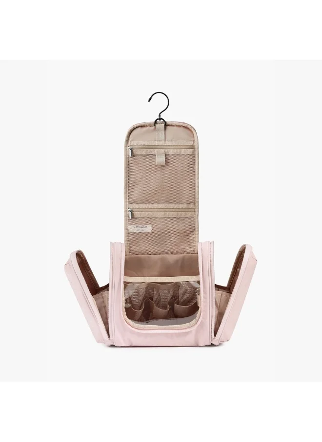 باج سمارت BAGSMART Light Pink Atlas Hanging Toiletry Bag