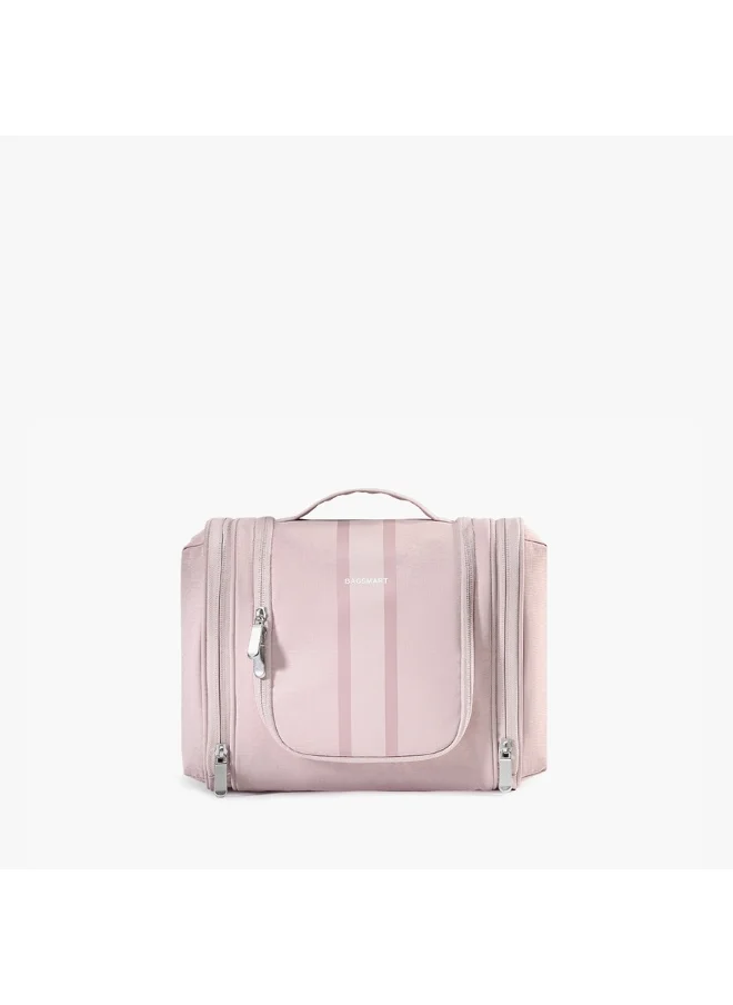 BAGSMART BAGSMART Light Pink Atlas Hanging Toiletry Bag