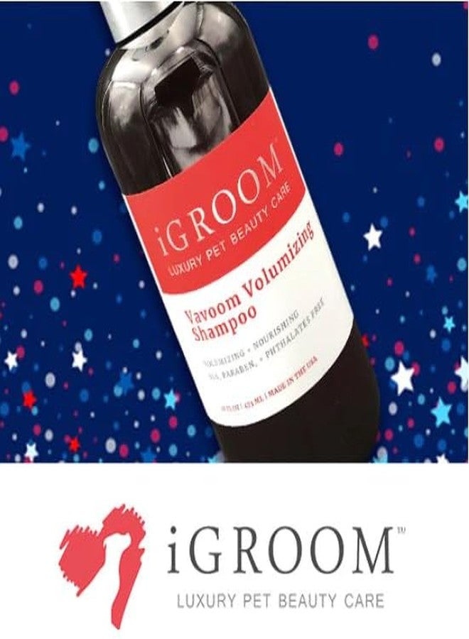 iGroom Vavoom Volumizing Dog Shampoo, Luxury Pet Beauty Care, Add Body and Volume, Lightweight, Made in USA, 16 oz - Image 3