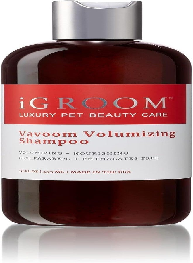 iGroom Vavoom Volumizing Dog Shampoo, Luxury Pet Beauty Care, Add Body and Volume, Lightweight, Made in USA, 16 oz - Image 1