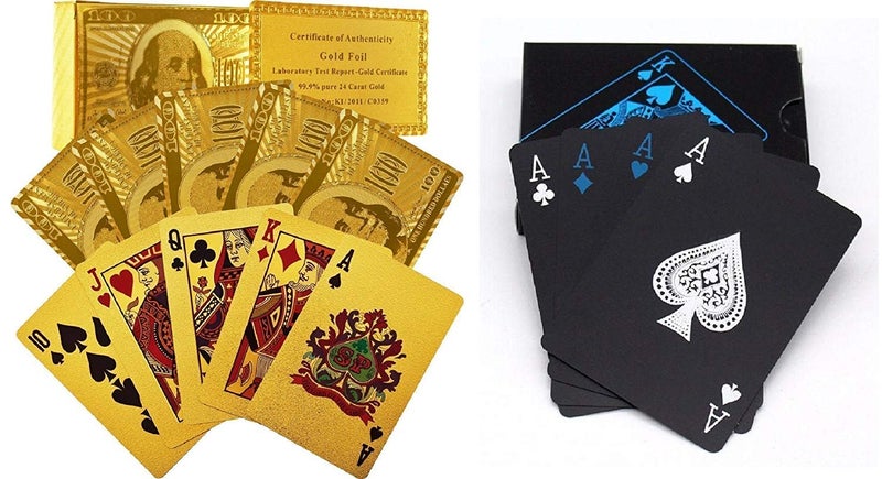 ROYALS بطاقات لعب البوكر (مجموعة سوداء وذهبية) - Image 1