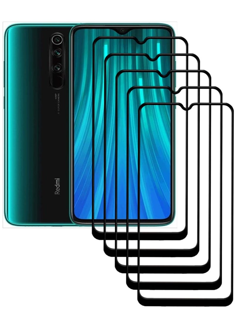 ACLIX 5 Pieces Antistatic ESD Dustproof Premium Quality High Definition Tempered Glass Screen Protector Designed For Xiaomi RedmiNote 8 Pro - Image 1