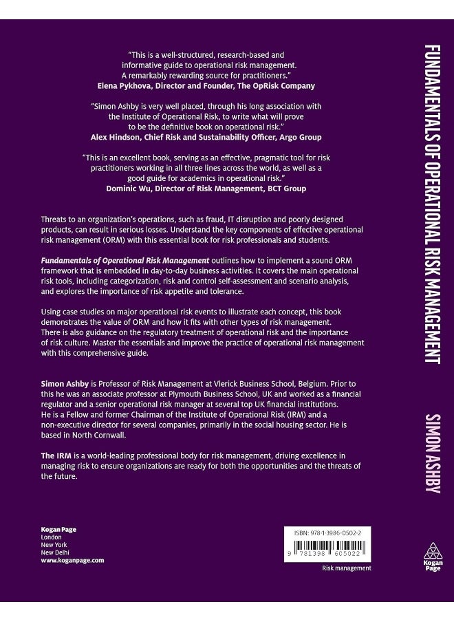 null - Fundamentals of Operational Risk Management: Understanding and Implementing Effective Tools, Policies and Frameworks - Image 1