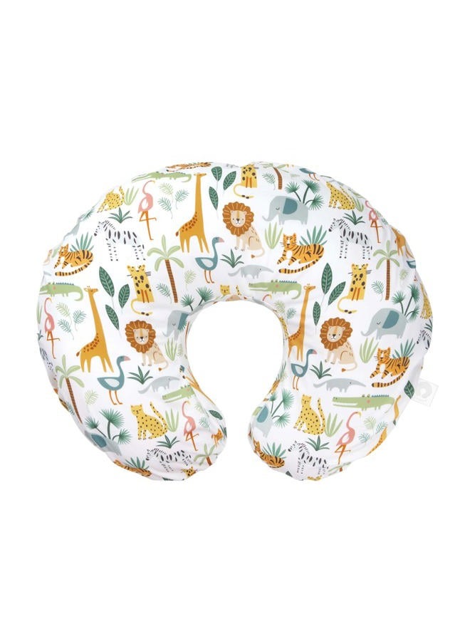 boppy Original Support Nursing Pillow Cover, Colorful Wildlife, Soft Cotton Blend, Fits All Boppy Original Nursing Supports for Breastfeeding, Bottle Feeding, and Bonding, Cover Only