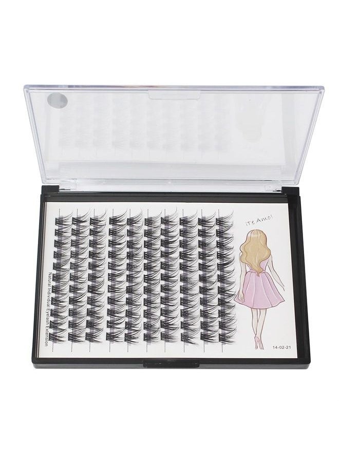Bodermincer C Curl 0.07 Wide Cluster DIY Eyelash Extension 3D Individual Lashes Natural Look Cluster Lashes Easy Apply Volume Lash Extensions (14mm)  - Image 3