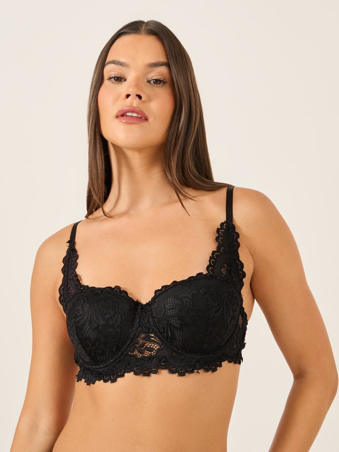 Take Two Take Two Lace Padded Wired Bra and Bikini Briefs Set - Image 3