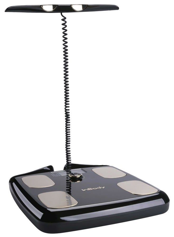 Dial H20 Body Fat Scale - InBody Scale for Body Weight, Fat Percentage and Muscle Mass - Gym Accessory for Men & Women, Body Fat Measurement Device - Bluetooth-Connected, Midnight Black
