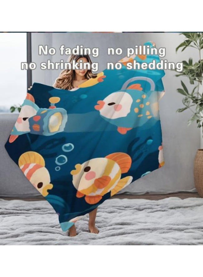 general Children's or student cartoon flannel thin blanket (warm and comfortable, suitable for sleep, games) 100cm*150cm - 535 - Image 3