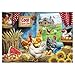 BBOLDIN Chicken Farm Puzzle for Adults 1000 Pieces Animal Flower Jigsaw Puzzle Sunflower Thanksgiving Nature Rooster Barn Country Puzzle - Image 4