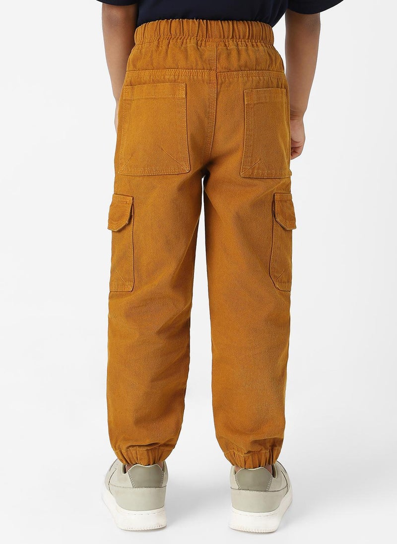 Nautinati Boys Bear Patch Denim Cargo Style Joggers - Image 3