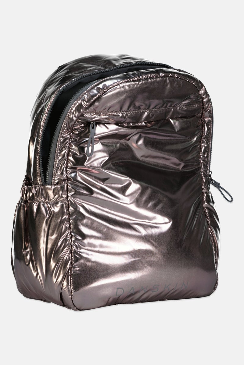 Danskin Women Lowry Brand Logo Backpack 42 H x 32 L x 12 W cm, Bronze - Image 4
