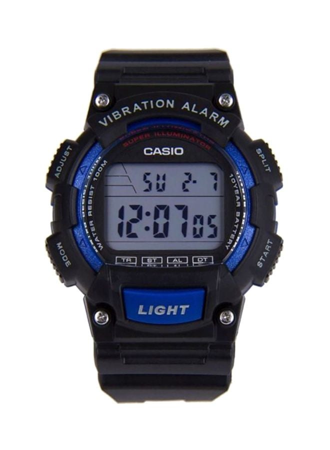 CASIO Men Youth Series Water Resistant Digital Watch W-736H-2AVDF - 47 mm - Black - Image 1