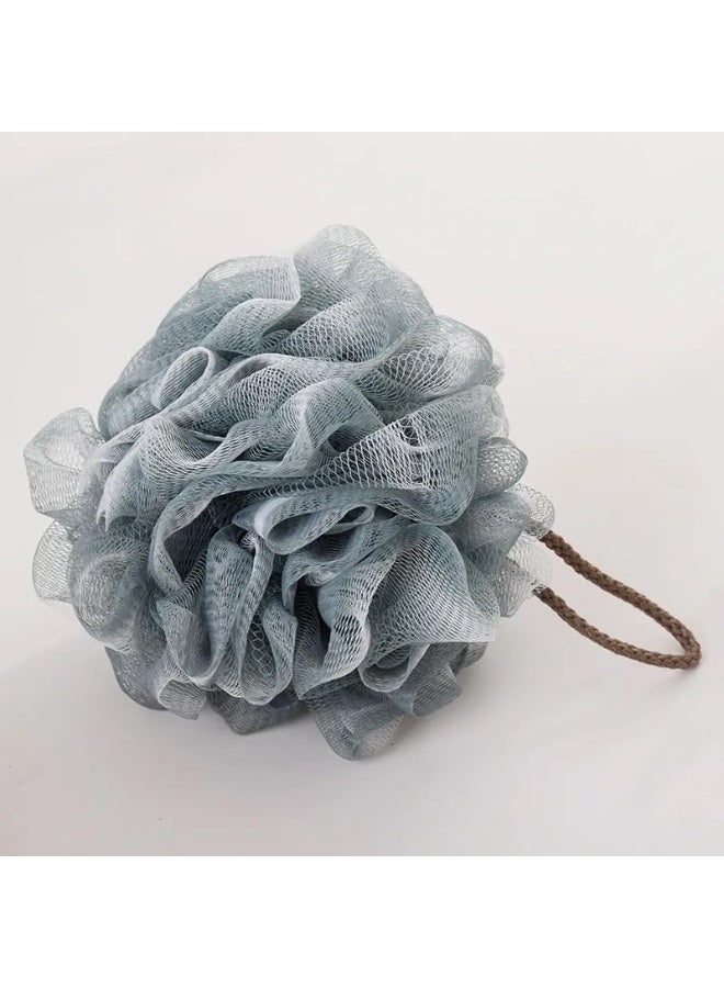 O2. 4-Piece Mesh Bath Sponge Loofah Set – Soft, Gentle & Rich Lather - Image 2