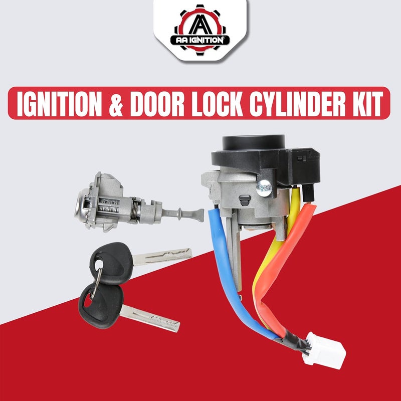 AA Ignition Ignition Lock Cylinder Switch Assembly Replacement for Kia Vehicles - Image 5