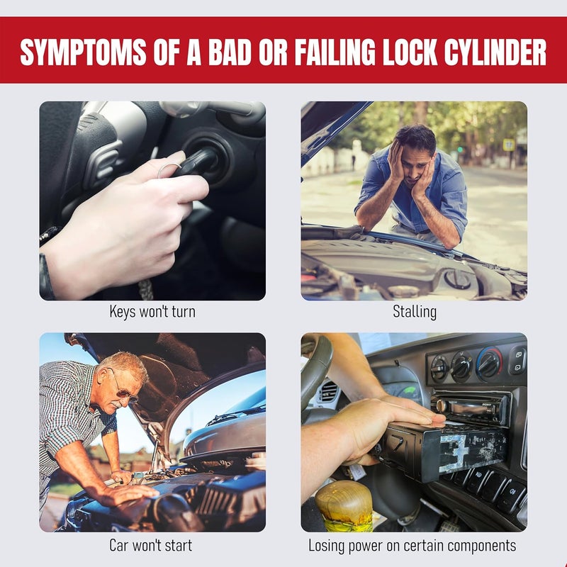 AA Ignition Ignition Lock Cylinder Switch Assembly Replacement for Kia Vehicles - Image 4