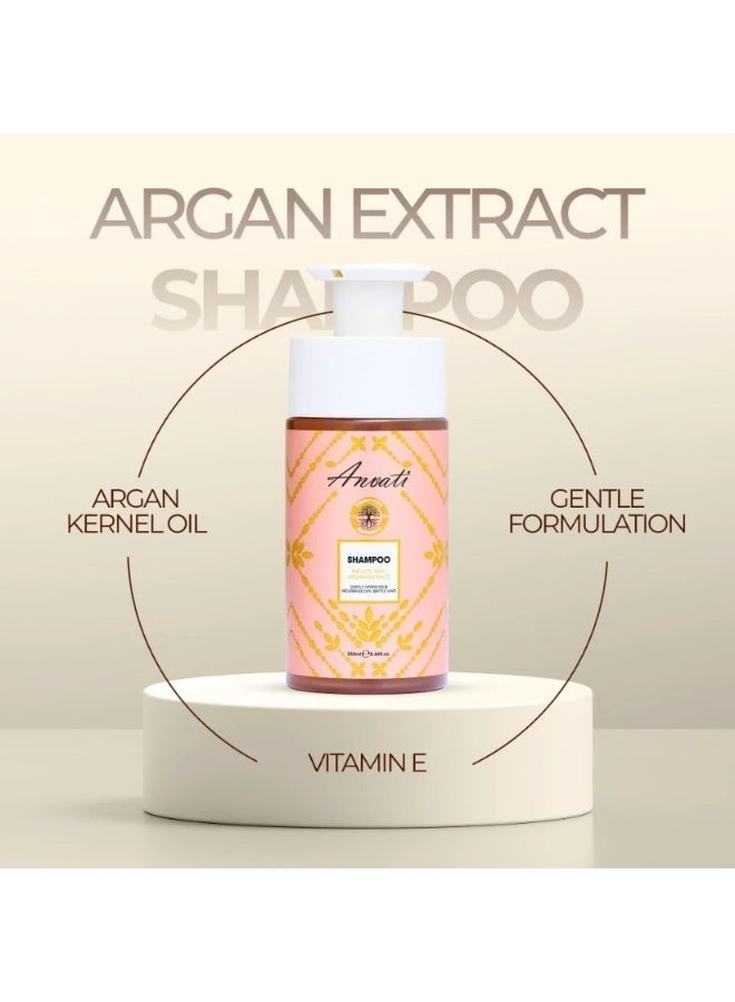 Anvati Argan Extract Shampoo 250ml – Nourishing Hair Cleanser for Smooth, Soft, Frizz-Free, Shiny Strands - Image 2