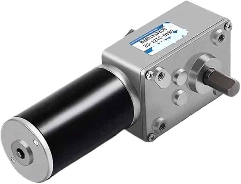 Gear Motor 5840 31ZYS Micro Turbo Worm DC Low Speed Control 27 RPM 12V Double Shaft - Image 5