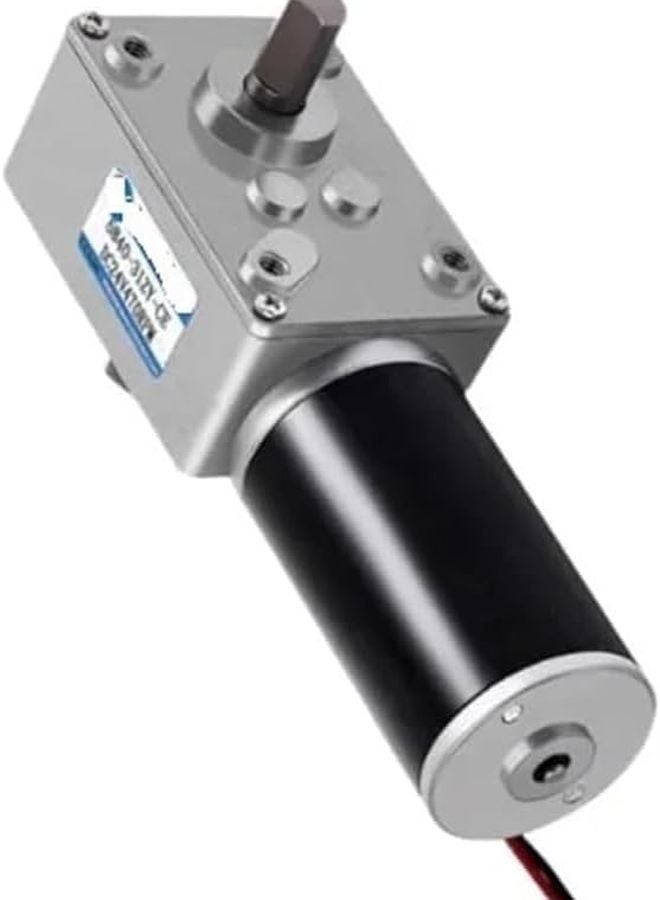 Gear Motor 5840 31ZYS Micro Turbo Worm DC Low Speed Control 27 RPM 12V Double Shaft - Image 3
