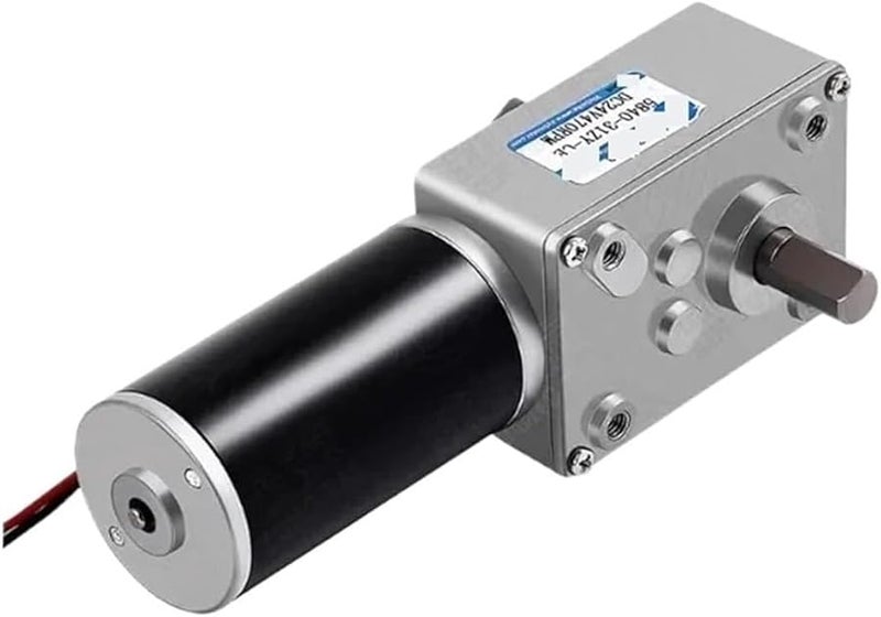 Gear Motor 5840 31ZYS Micro Turbo Worm DC Low Speed Control 27 RPM 12V Double Shaft - Image 4