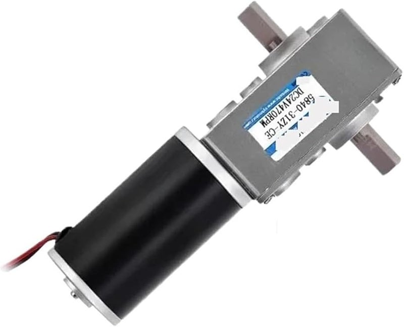 Gear Motor 5840 31ZYS Micro Turbo Worm DC Low Speed Control 27 RPM 12V Double Shaft - Image 2