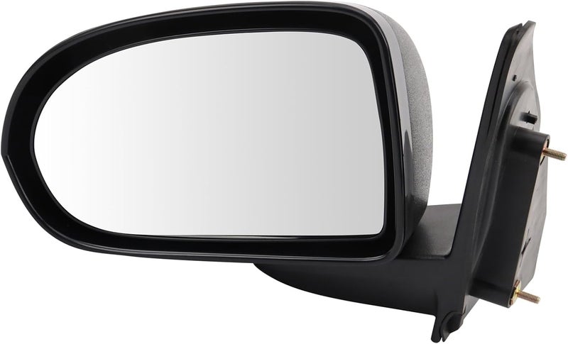 TRQ Driver Side Mirror Assembly Manual Foldaway Paint to Match Textured Compatible with 2007-2017 Jeep Compass - Image 1