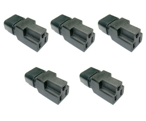 Conntek 30130 Plug Adapter IEC C14 to NEMA 5-15R, 5 Pack - Image 2