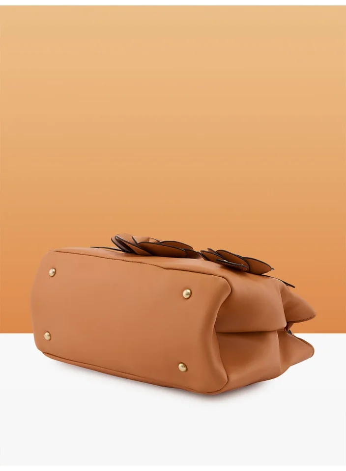 CAPRESE BLOOM SATCHEL SMALL APRICOT