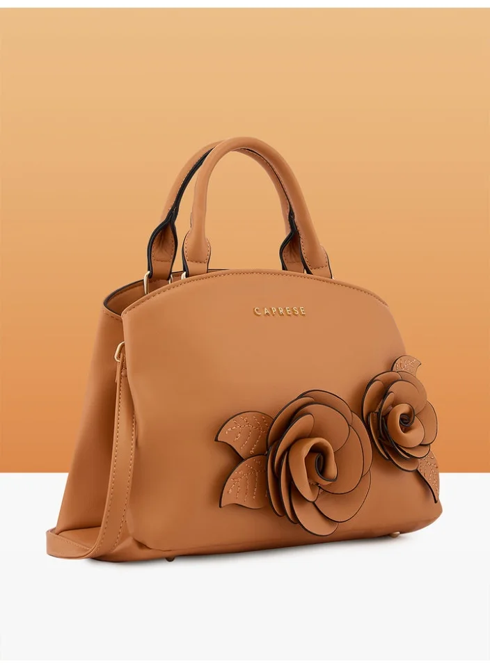 CAPRESE BLOOM SATCHEL SMALL APRICOT
