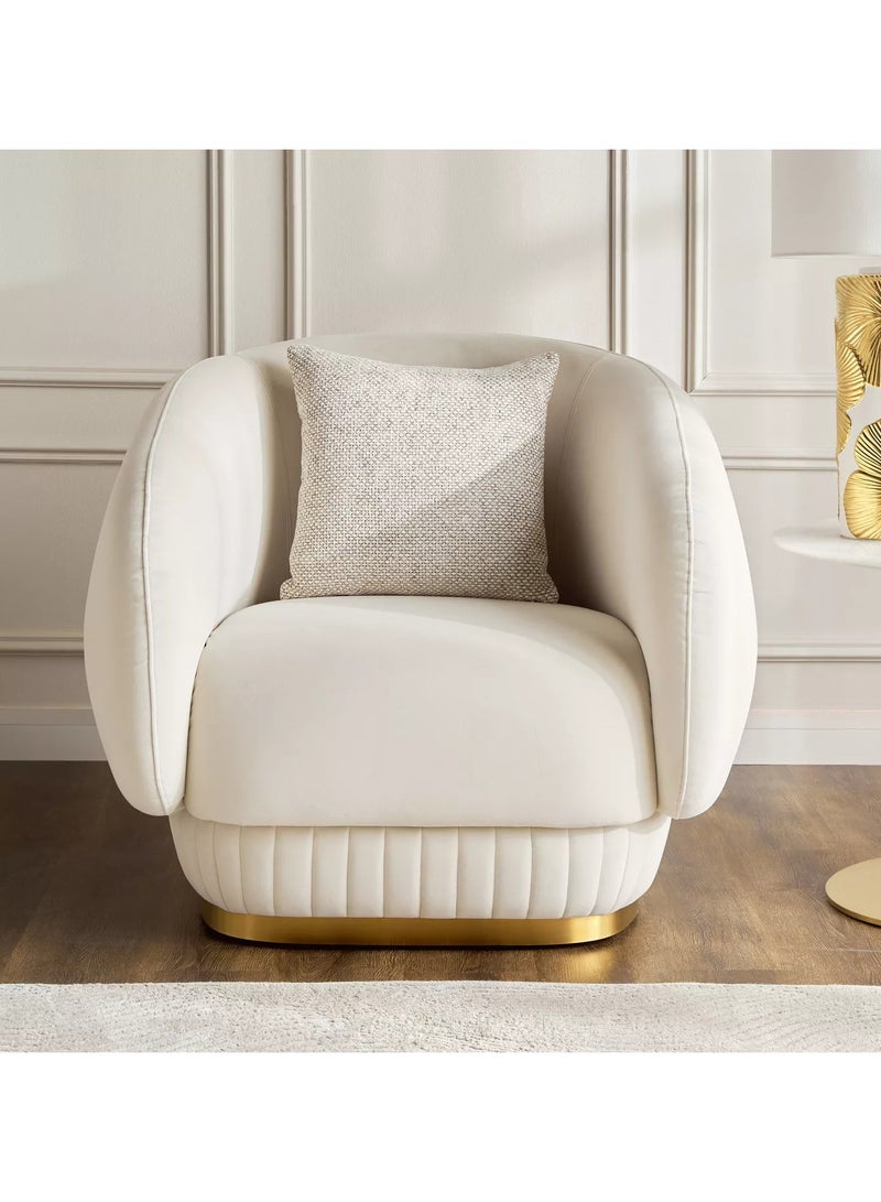 Space Embrace Accent Chair Velvet - Image 2