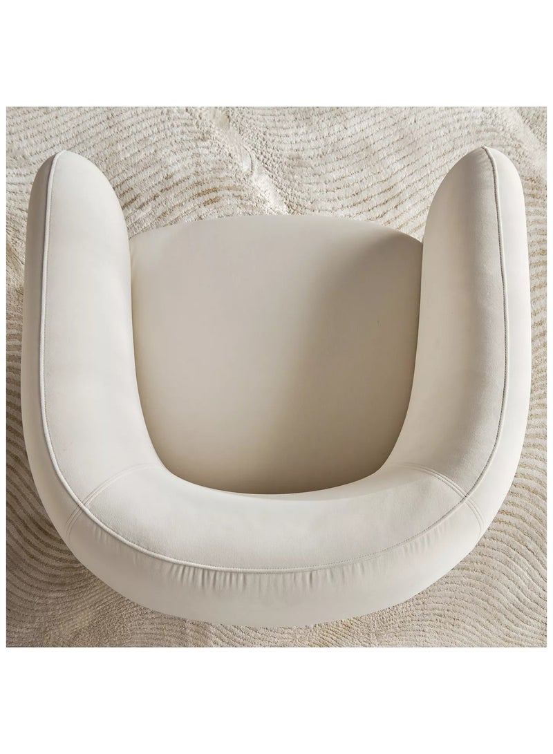 Space Embrace Accent Chair Velvet - Image 4