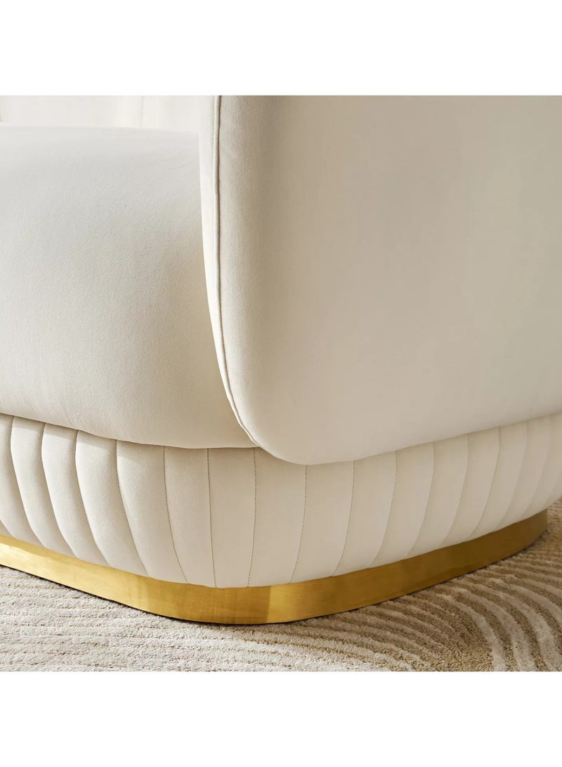 Space Embrace Accent Chair Velvet - Image 5