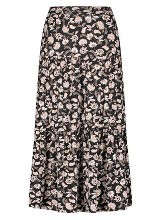 Tiered midi skirt with floral print - pzsku/Z3DCC5FB5435817D9C994Z/45/_/1709029785/27b5de13-a53e-4c7d-a654-448a3a2f8f46
