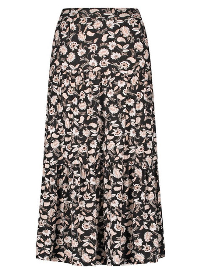 GERRY WEBER Tiered midi skirt with floral print  - Image 1