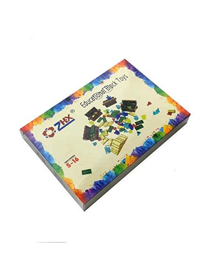 ZHX Treasure Accessories Jewel Chest, Gems Diamonds, Bullion Gold Bar, Crystals, $100 Dollar Bill Cash Toy Pirate Building Blocks Set for Kids 5 6 7 8 Years Old - Image 5