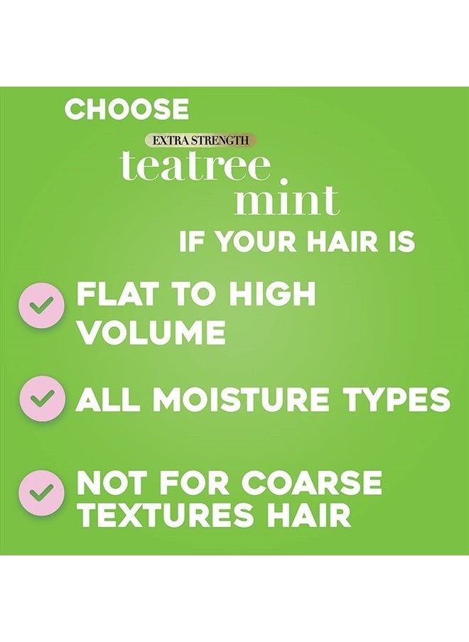Ogx - Extra Strength Refreshing + Invigorating Teatree Mint Dry Scalp Treatment with Witch Hazel Astringent to Help Remove Scalp Buildup, Paraben-Free, Sulfate Surfactant-Free, 4 fl oz - Image 1