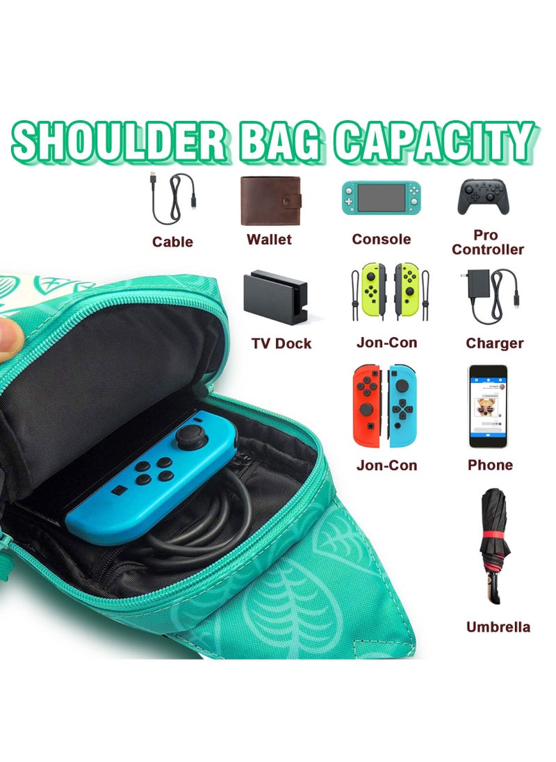HoldPeak - Travel Carrying Case for Nintendo Switch/Lite Shoulder Backpack for Switch Console, Dock, Joy con, Pro Controller, Accessories, Phone - Image 1
